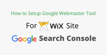 Verify Wix Site in Google Webmaster Tool