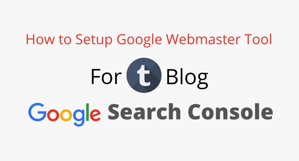 How to Verify Tumblr Blog in Google Google Webmaster Tool