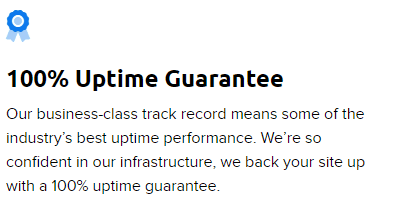 Uptime Offered in VPS
