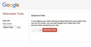 Инструмент дезавуирования Google