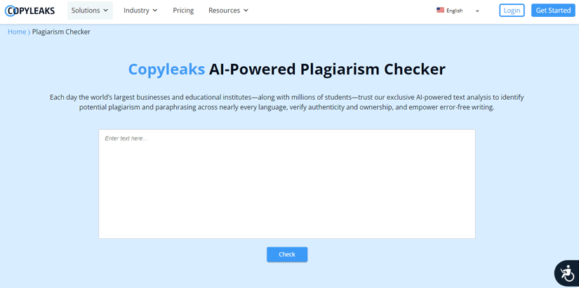 copyleaks plagiarism checker