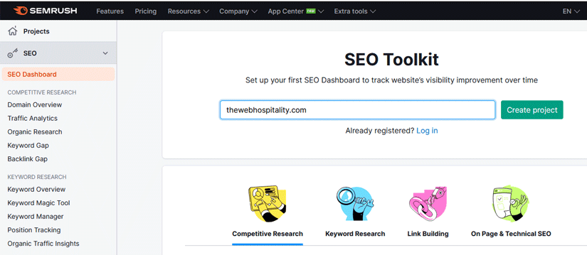 Semrush SEO Score Checker Tool