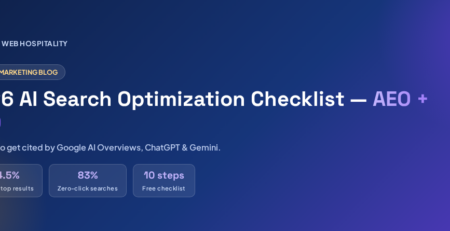 2026 AI search optimization checklist AEO and GEO guide